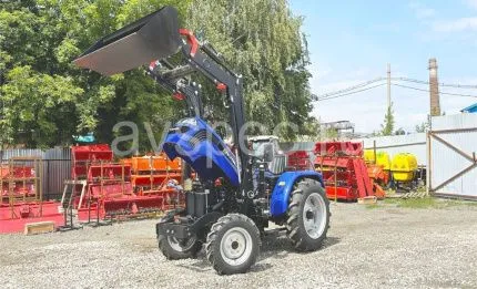 Трактор LOVOL TE 244 без кабины c погрузчиком